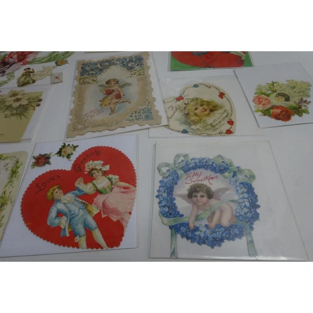 Antique German Die Cut Victorian Valentines Early 1900s Germany‎ & More